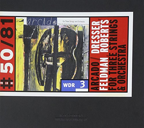 "CD cover with abstract art and text on a dark grey background."