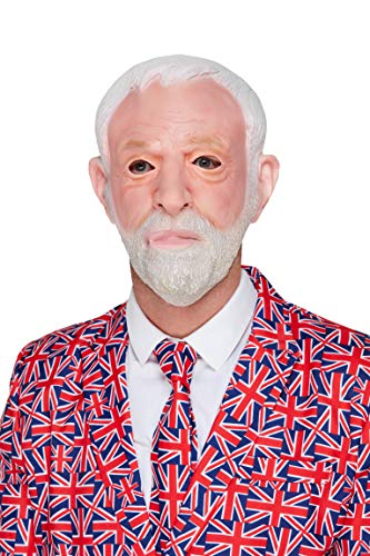 Smiffys 52495 Leader of The Opposition Mask, Men, Grey, One Size