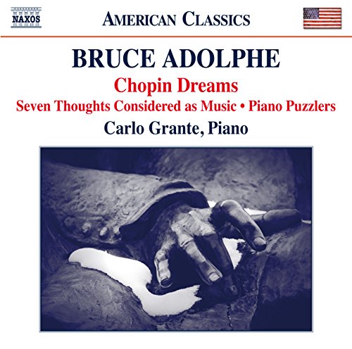 A CD cover featuring a blue-toned hand sculpture on a white background.