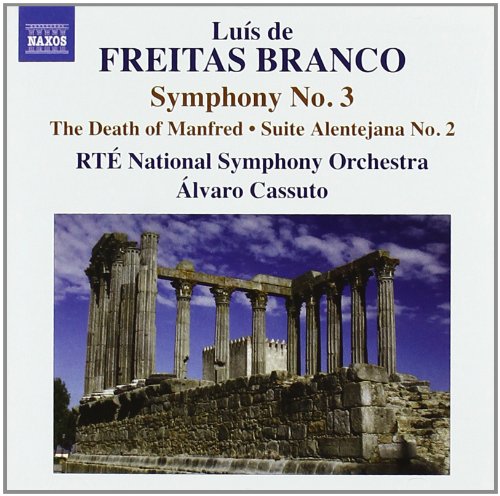 "CD cover featuring ancient stone columns against a blue sky with white clouds."