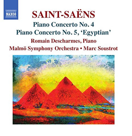 Descharmes/malmo So/soustrot - Saint-Saens/Piano Concertos 4 & 5 [CD]