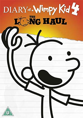 "Diary of a Wimpy Kid 4 DVD cover featuring a cartoon boy."