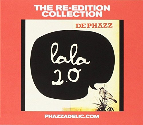 "CD case with beige cover, black speech bubble, and bird on wire, on red background."