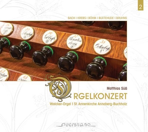 Alt text: A CD cover featuring a close-up of an organ's wooden keys and stops.