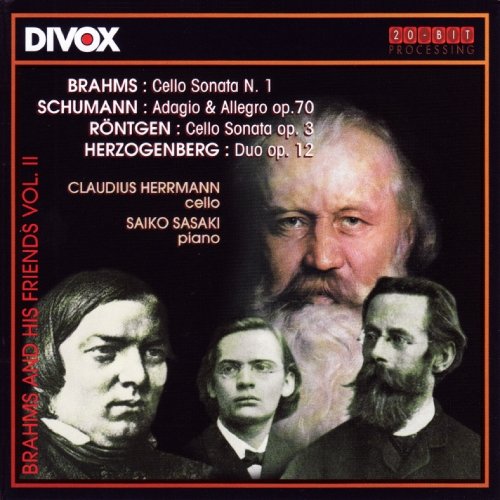 Various - [Brahms And His Friends Vol.2] Brahms: Sonata No.1 For Violoncello And Piano In E-Minor [CD]