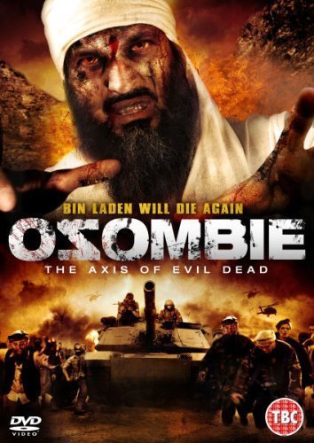 DVD cover for "Osombie" with a man and soldiers near a tank.