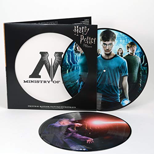 "Vinyl record set for 'Harry Potter and the Order of the Phoenix' soundtrack."