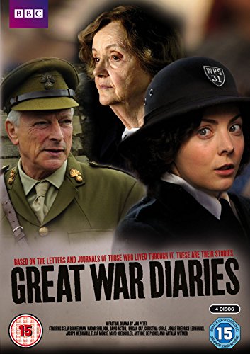 DVD cover featuring three people in historical attire, with title "Great War Diaries".