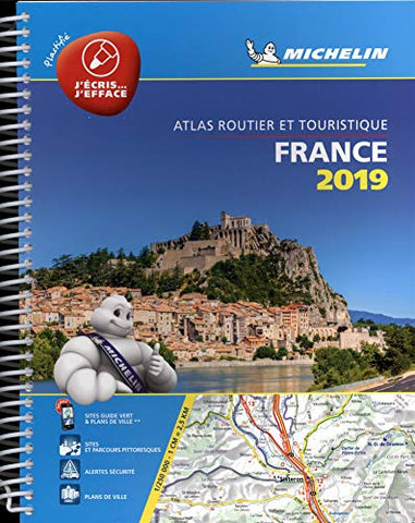 France 2019 -Tourist & Motoring Atlas A4 Laminated Spiral: Tourist & Motoring Atlas A4 spiral (Michelin Road Atlases)