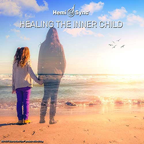 "CD cover showing a woman and child holding hands on a beach at sunrise."