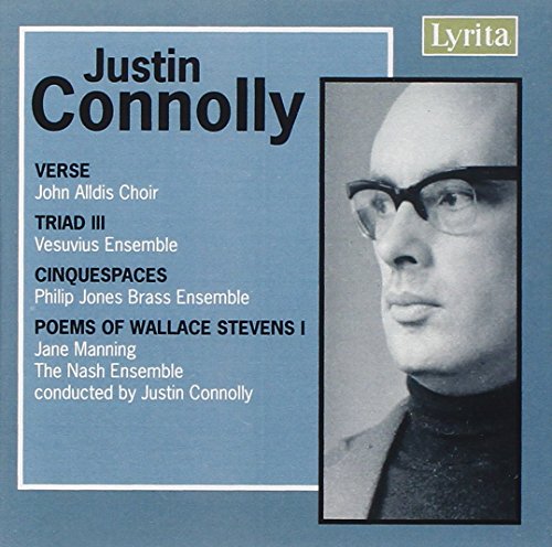 CD cover with teal background, black-and-white portrait, and composer's name.