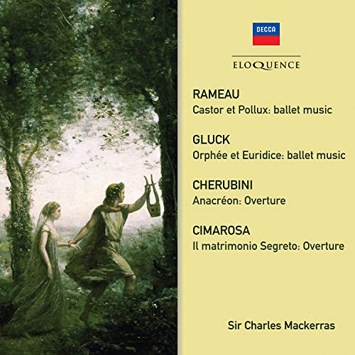 A CD cover with a classical painting and a list of musical compositions.