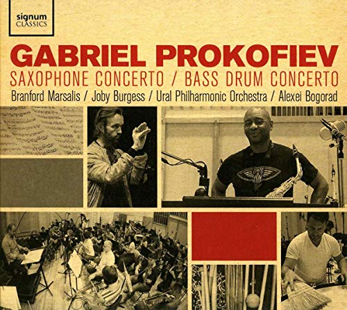 Gabriel Prokofiev - Gabriel Prokofiev: Saxophone Concerto/Bass Drum Concerto [CD]