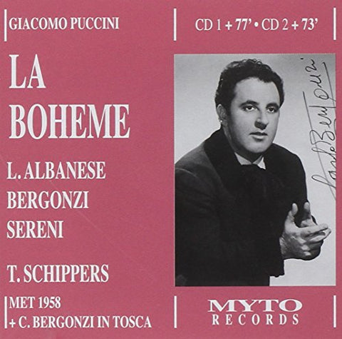 Bergonzi/albanese/sereni/hurle - La Boheme [CD]