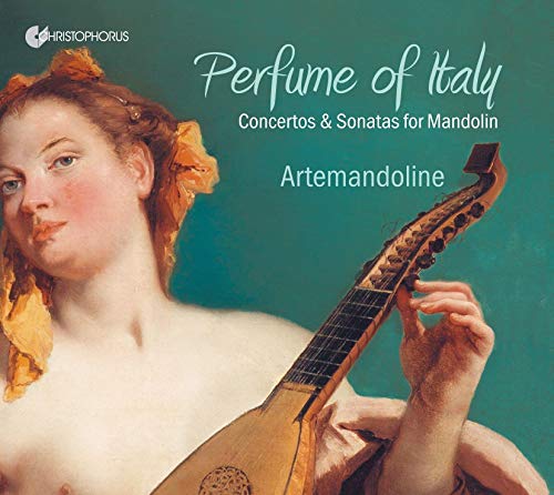 CD cover featuring a woman holding a mandolin against a teal background.