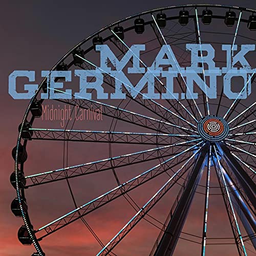 "Album cover featuring a lit Ferris wheel against a red and purple sky."