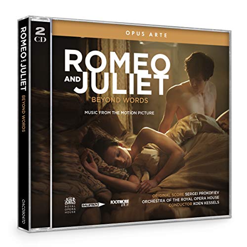CD cover for Romeo and Juliet featuring a man and woman in bed together.