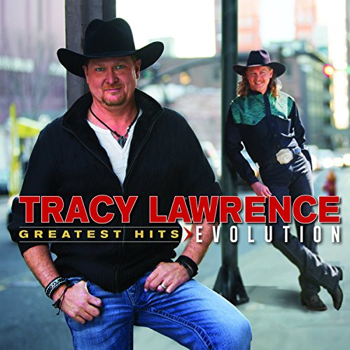 Tracy Lawrence album cover featuring the artist in a cowboy hat and casual attire.