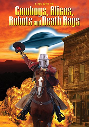 DVD cover featuring a robot cowboy on horseback with a UFO in the background.