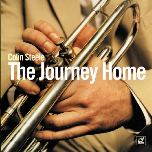Album cover: person in beige jacket holding silver trumpet, with title "The Journey Home".