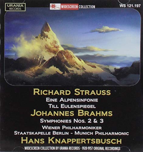 A CD cover featuring a mountain landscape with yellow text listing classical music compositions.