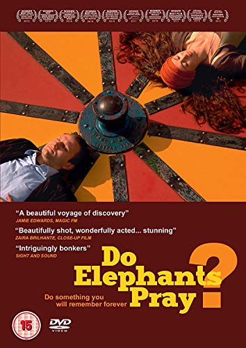 DVD cover for "Do Elephants Pray" with man and woman on a circular pattern.