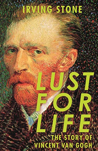 Book cover featuring a portrait of Vincent Van Gogh with green title text overlay.