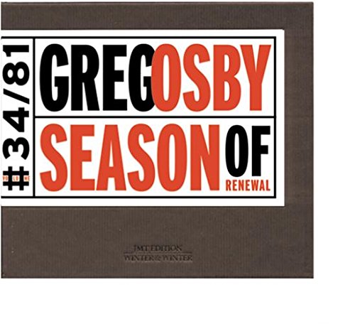 "Green album cover with 'Greg Osby Season of Renewal' text in black and red."