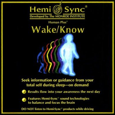 The image is a black square with a yellow border, featuring a glowing blue figure and multicolored outlines.