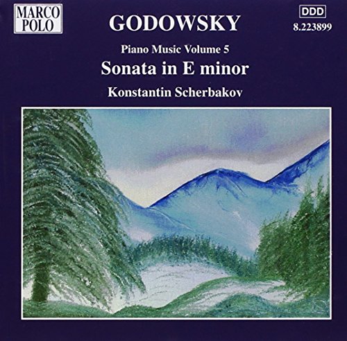 A CD cover featuring a serene landscape painting on a dark blue background.