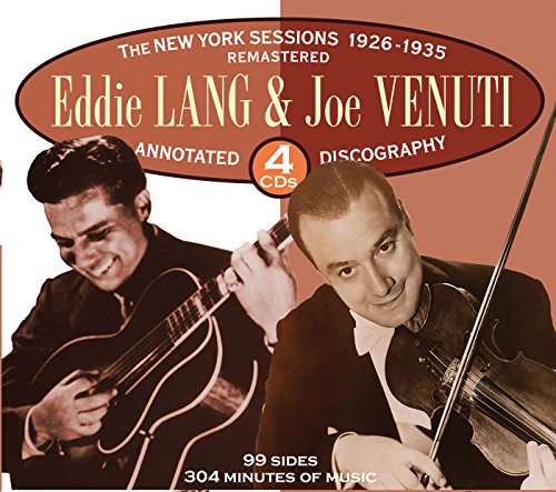 CD cover featuring Eddie Lang and Joe Venuti playing guitar and violin.
