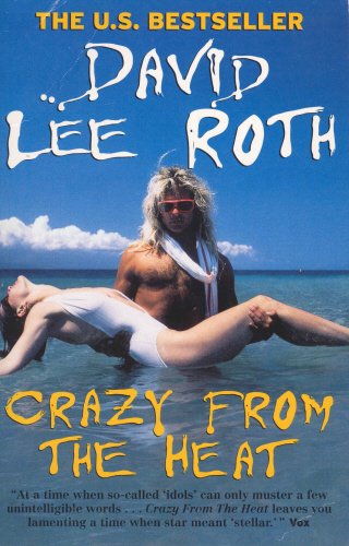 Book cover featuring David Lee Roth carrying a woman in the ocean.