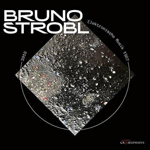 "Album cover with black background, white text, and a diamond-shaped, textured, dark image."