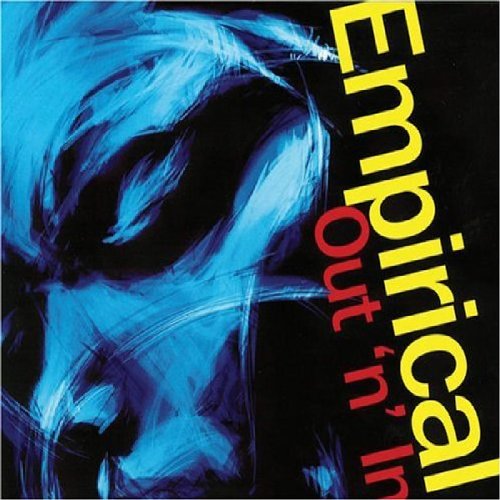 "Album cover with abstract blue painting and 'Empirical Out 'n' In' text on black background."