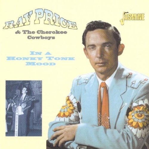 "CD cover featuring Ray Price, a man in a light blue embroidered suit."