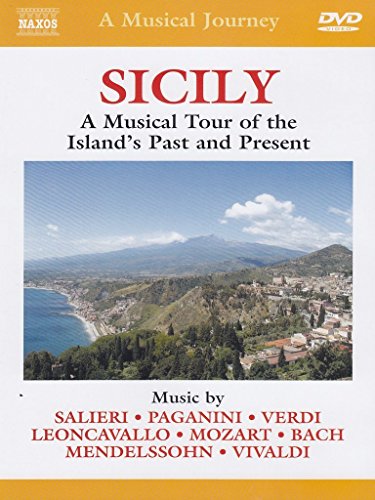 DVD cover featuring a scenic Sicilian coastal town with mountains in the background.