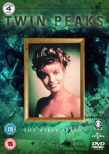 DVD cover for "Twin Peaks" Season 1, featuring a framed Laura Palmer portrait.