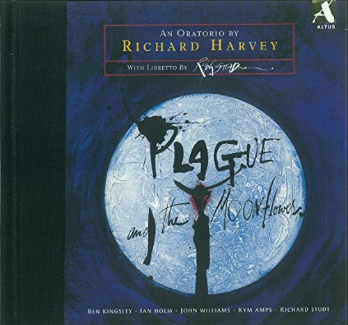 "CD cover with 'Plague and the Moonflowers' text on a moon image."