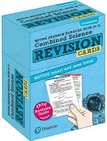 Pearson REVISE Edexcel GCSE (9-1) Combined Science Foundation Revision Cards: for home learning, 2022 and 2023 assessments and exams (Revise Edexcel GCSE Science 16)