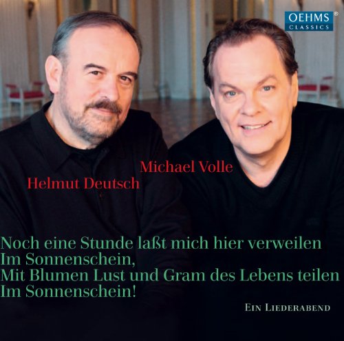 "CD cover with two men in black shirts, text in German, and 'OEHMS CLASSICS' logo."