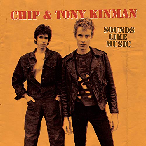 "Album cover with two men standing against an orange background, text reads 'Chip & Tony Kinman'."