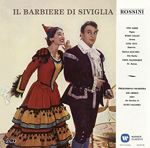 "CD cover featuring a man and woman in 18th-century attire, opera title and cast listed."