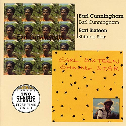 "Earl Cunningham CD cover featuring a man in a hat and multiple portraits."