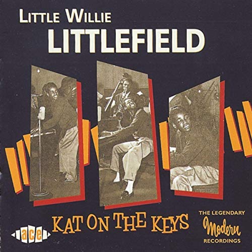 CD cover for Little Willie Littlefield’s “Kat on the Keys” with vintage photos.