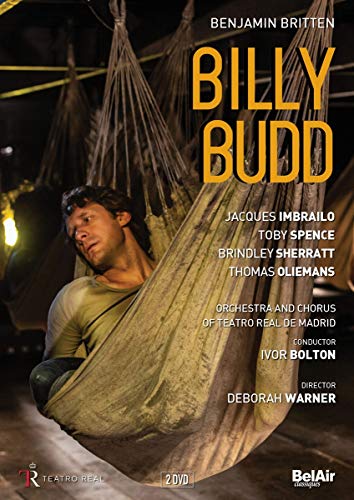 "Billy Budd DVD case with a man in a hammock on the cover."