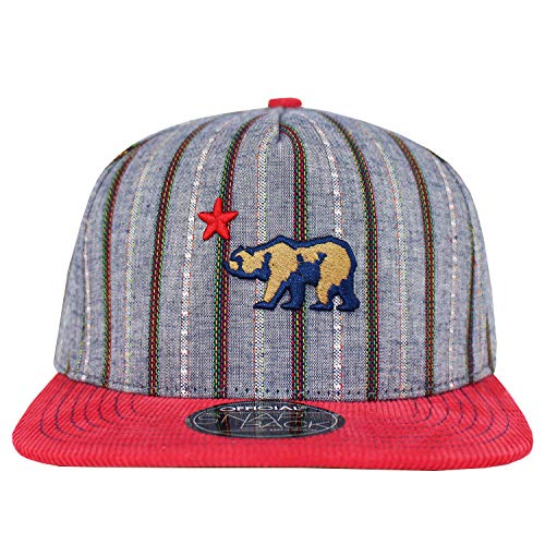 Official Embroidered Chambray And Red Cord Visor