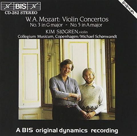 Collegium Musicum - Violin Concerto Nos. 3 and 5 [CD]