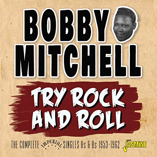 "Bobby Mitchell CD cover with artist's name, title, and a small portrait."