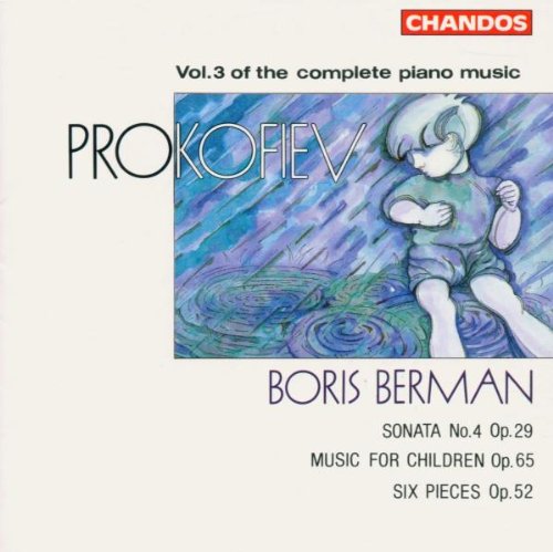 CD cover with abstract illustration of child, text "Prokofiev" and "Boris Berman".