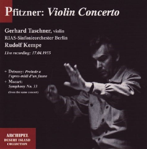 G.taschner/rais Symphony Orche - Violin Con. Op.34/Prelude d'un Faune/Sym. No.33 [CD]
